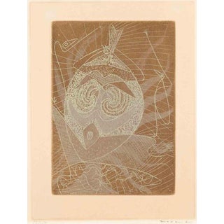 Max Ernst, Masque Edition 33/100, 1950s, Etching For Sale