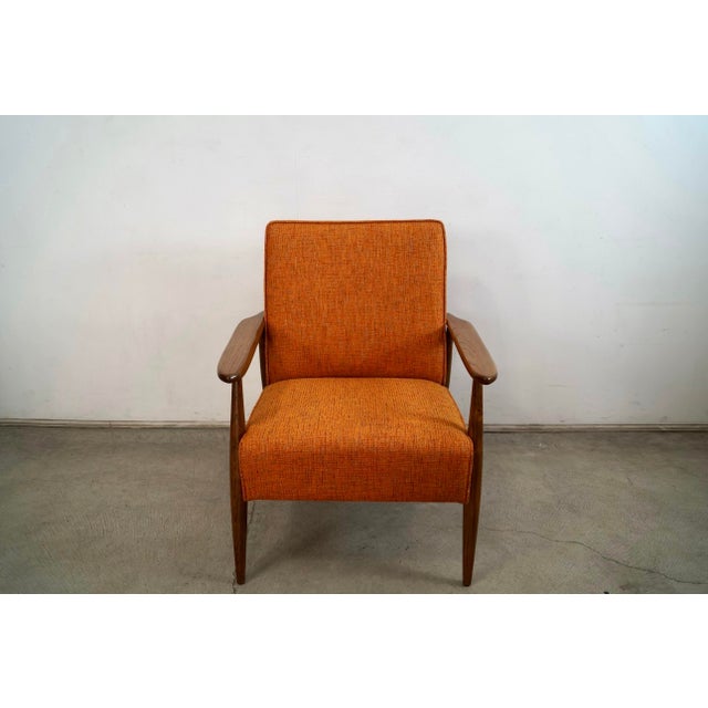 1960s 1960’s Mid-Century Modern Lounge Chair in Knoll Textiles For Sale - Image 5 of 12