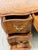 Italian Rococo Bombe Pedestal Desk, Olive Wood For Sale - Image 10 of 12