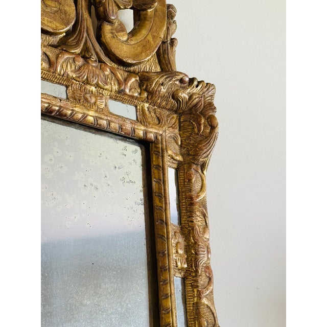 18th Century Louis Xv Style Gilt Wood Mirror For Sale In Palm Springs - Image 6 of 18