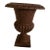 Small Vintage Classic Design Rustic Cast Iron Garden Urn Planter For Sale