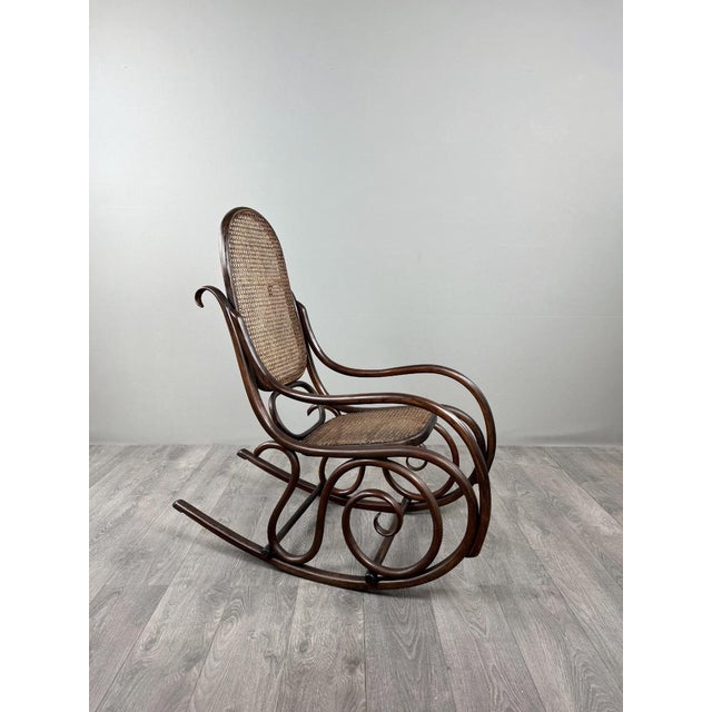 20th Century Bentwood Rocking Chair For Sale - Image 6 of 13