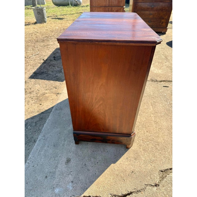 19th Century 19th Century Louis Philippe Flam Mahogany Chest of Drawer / Commodes For Sale - Image 5 of 12