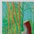 Tree Trunk in the Forest Poster after David Hockney For Sale - Image 3 of 6