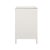 Worlds Away Matthew Izzo Home Carnegie Textured White Linen Seven Drawer Chest With Brass Knobs For Sale - Image 4 of 8