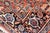 Antique Sultanabad Rug With Rich Red Field, Allover Design and Navy Blue Border 7'2 X 12'2 For Sale - Image 14 of 15