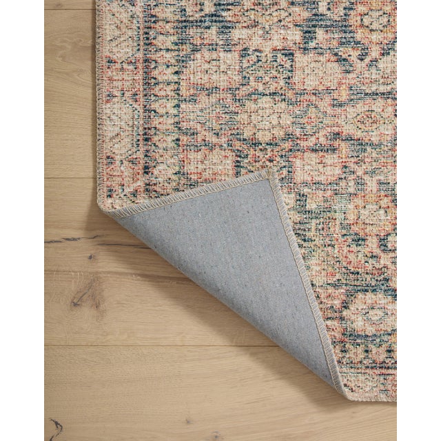 Angela Rose x Loloi Aubrey Rug Navy / Multi 7'-6" x 9'-6" Area Rug For Sale In Dallas - Image 6 of 8