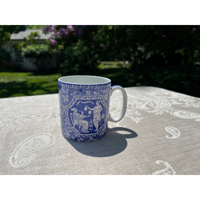 2000s Spode Blue Room Collection Greek Mug | Chairish