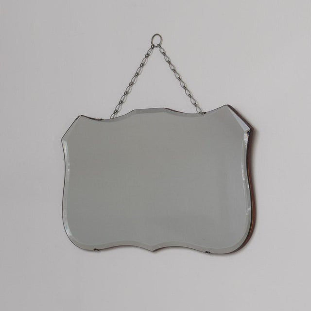 Art Deco 1930s French Art Deco Beveled Mirror For Sale - Image 3 of 13