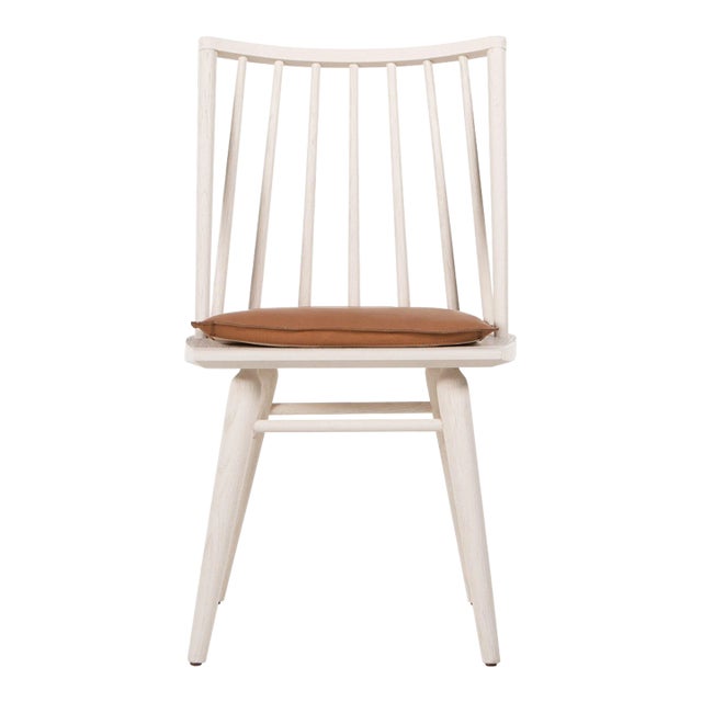 Four Hands Lewis Windsor Chair - Whiskey Saddle For Sale