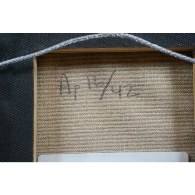 David Schluss Radiant Love Abstract Musician Artists Proof Serigraph For Sale - Image 6 of 11