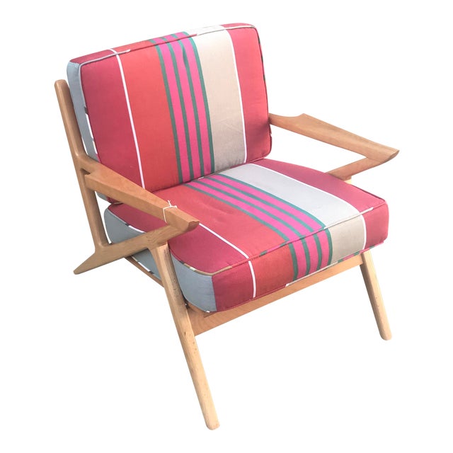MidCentury Modern Danish Z Chair Chairish