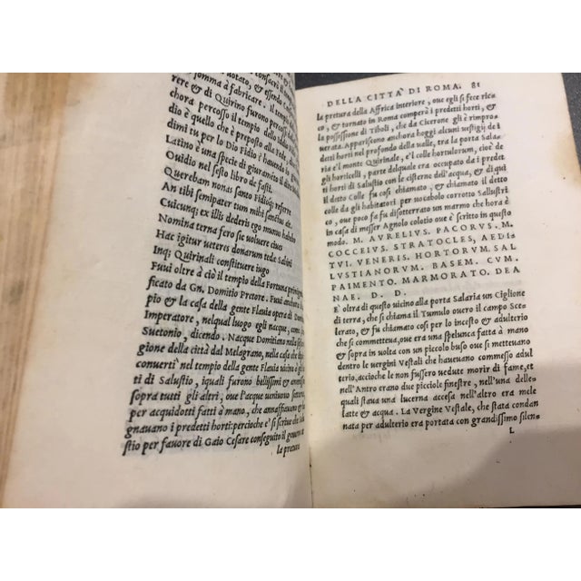 Andrea Fulvio - Delle Antichità della Città di Roma e delli Edifici Memorabili di Quella - 1543 For Sale - Image 3 of 5