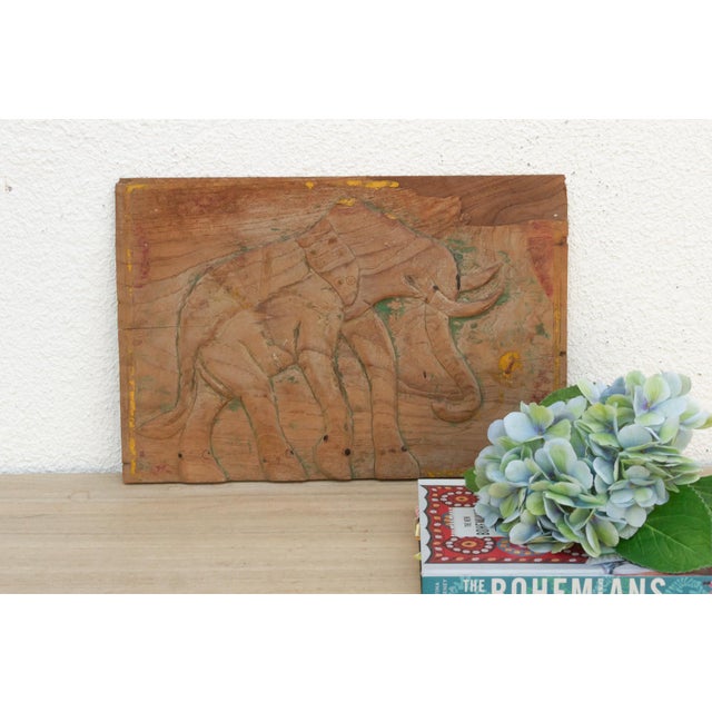 Architectural Fragment Panel W/Thai Carving For Sale - Image 9 of 9