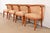 Romweber Harold Schwartz for Romweber Mid-Century Modern Sculpted Oak Dining Armchairs, Set of Four For Sale - Image 4 of 12