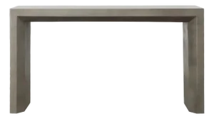 Modern Outdoor Concrete Waterfall Console Table
