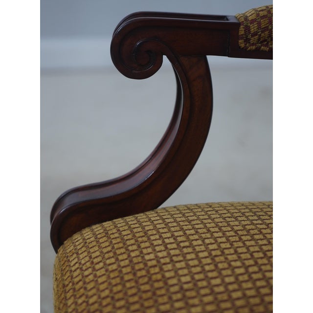 1990s Set of 8 Hickory Chair Co. French Louis XVI Style Mahogany Dining Room Chairs For Sale - Image 5 of 12