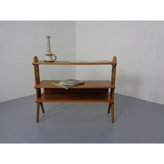 Mid-Century Modern Mid-Century Organic Teak Bookcase by Karl Nothhelfer, 1950s For Sale - Image 3 of 18