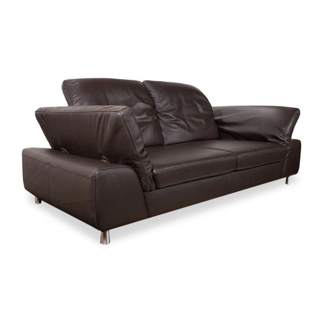 Three-Seater Sofa in Leather from Willi Schillig For Sale - Image 5 of 15