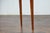 19th Century English Neoclassical Walnut Demi-Lune Table with Tapered Legs For Sale In Atlanta - Image 6 of 12