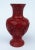 Vintage C.1950's Chinese Asian Carved Cinnabar With Interior Blue Enamel Vase For Sale - Image 4 of 13