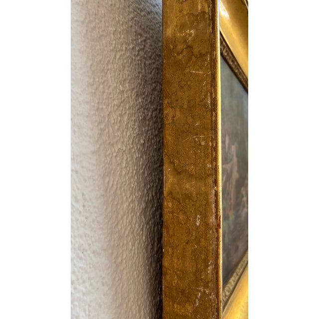 Edouard Rheiner, Mountain Landscape and Small Stream, Oil on Canvas, 1890s-1910s, Framed For Sale - Image 10 of 12