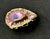 French Talosel Brooch with Glass Inlay by Line Vautrin Branded For Sale - Image 10 of 12