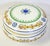 Neoclassical Limoges porcelain handcrafted and hand painted gold trimmed footed trinket/jewelry box or candy dish. Bears...