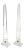 Lucite Obelisks 45" High Maison Jansen Maison Charles Style a Pair For Sale