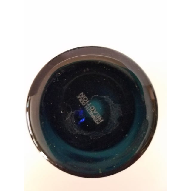 Modern Kenneth Cole Reactions Ludlow Blue Crystal Highball Glasses - Set of 6 For Sale - Image 3 of 4