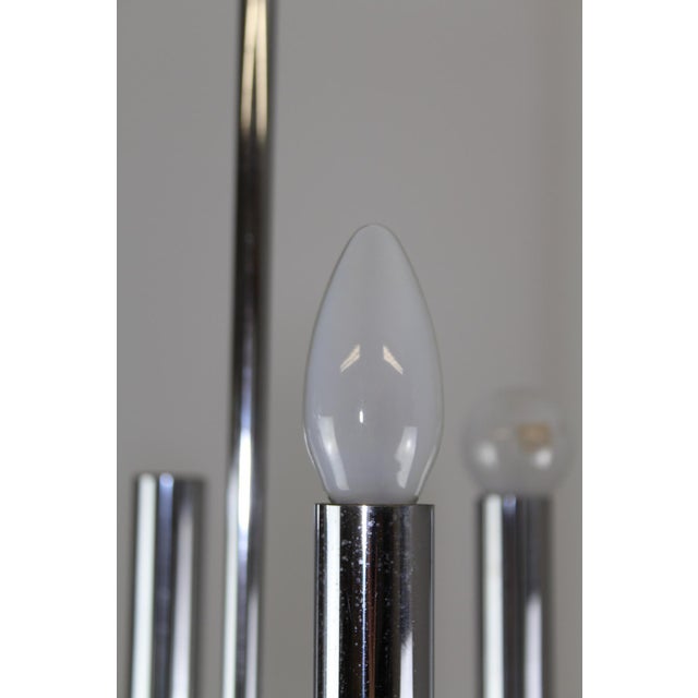 Chrome-Plated Chandelier, 1920s For Sale - Image 11 of 18
