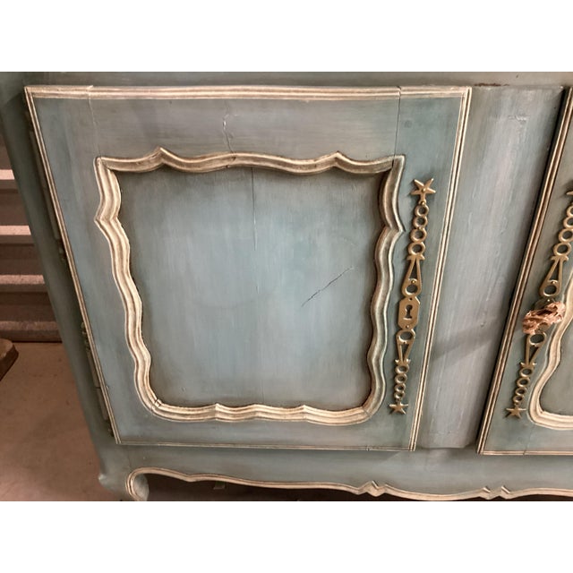 Antique French 19th C. Painted Buffet For Sale - Image 10 of 14