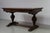 Antique Danish Oak Writing Desk, 1900s. Nordic antique baroque style writing table in stained oak. Made by master...