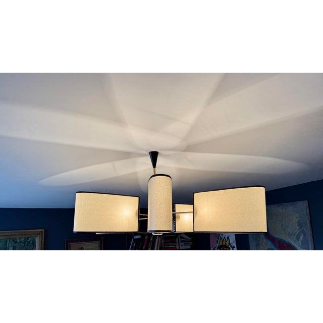 Mid-Century Modern Chandelier from a House in Lunel, France, 1950 For Sale - Image 3 of 11