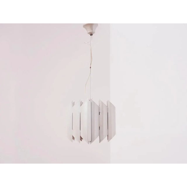 Scandinavian Metal Pendant, 1960s, in Good conditions. Designed 1960 to 1969 European Plug (up to 250V).The wiring of this...