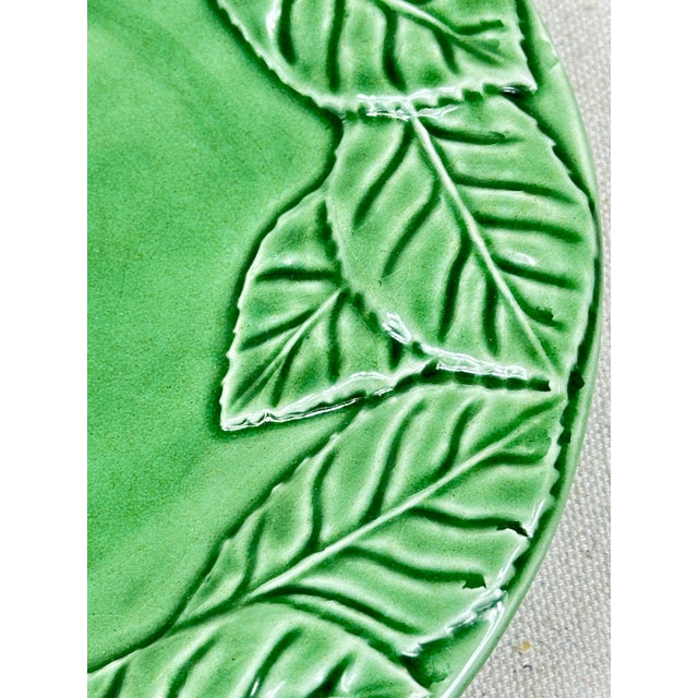 1980s Vintage Bordallo Pinheiro Ivy Leaf Plates For Sale - Image 5 of 9