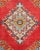 Antique Turkish Oushak Small Rug in Bright Red, Blue, Lavender, Orange & Green For Sale - Image 4 of 7