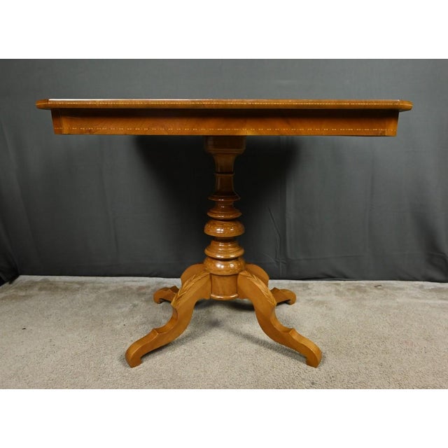 Coffee Table in Cherry and Walnut For Sale - Image 11 of 18