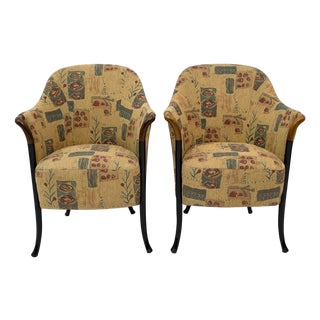 Set of Italian Armchairs Progetti, 1980s For Sale