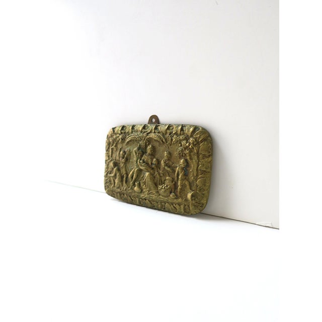 French French Neoclassical Style Gold Gilt Bronze Wall Art, Circa Late 19th Century For Sale - Image 3 of 9