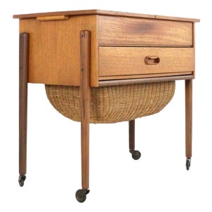 Danish Sewing Cabinet in Teak, Denmark For Sale