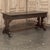 Antique Neo Gothic Carved Oak Trestle Three Drawer Writing Desk For Sale - Image 10 of 18