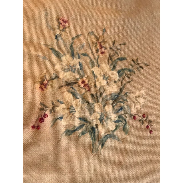 Floral Needlepoint Blanket Rug Cushions Set of 6 Chairish
