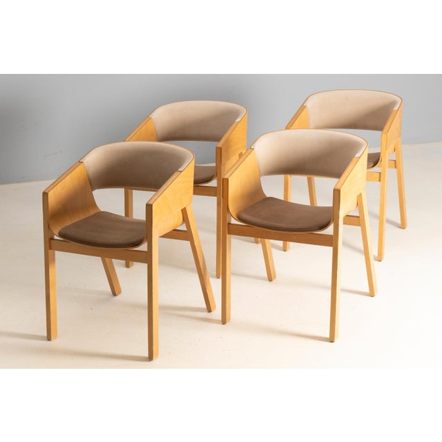 Merano Armchairs by Alex Gufler for Ton, Czech Republic, 2010s, Set of 4 For Sale - Image 6 of 7