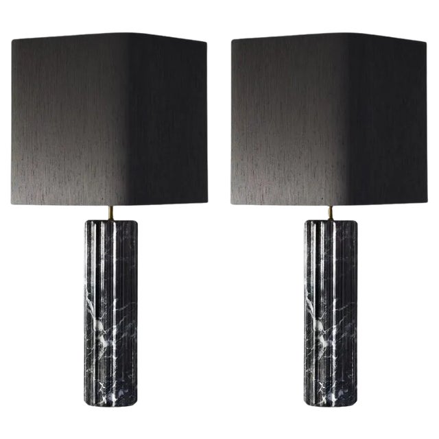 XL Proud Table Lamps by Lisette Rützou, Set of 2 For Sale