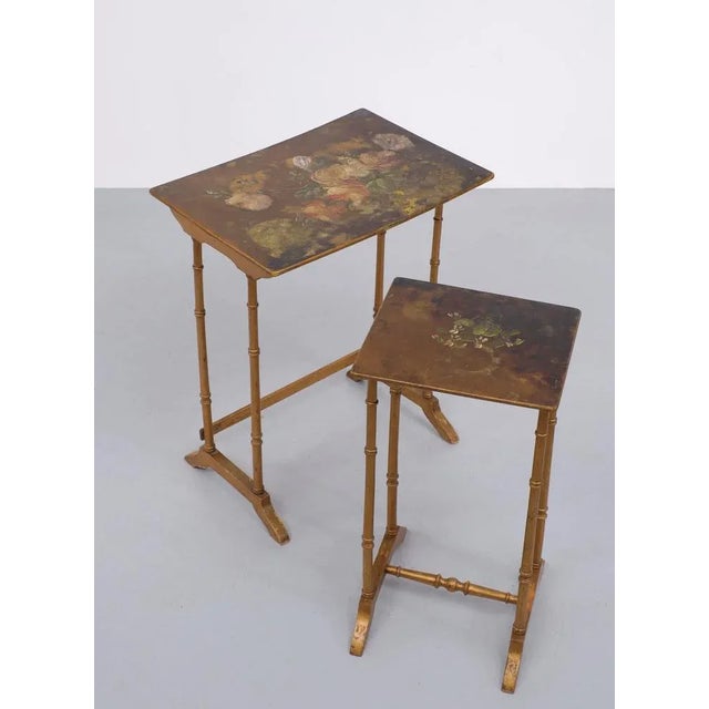 1920s Art Nouveau Side Japonisme Tables, France, 1925, Set of 2 For Sale - Image 5 of 11
