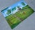 Paint Vintage Signed Country Golf Estate Landscape Painting on Board by Geo Johnson For Sale - Image 7 of 12