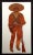"Revolutionary Figure" by Louis De Mayo Limited Edition Serigraph on Paper Hand signed by the artist Size: 30" x 17"...
