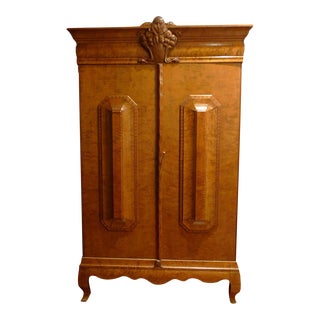 18th C. Swedish Biedermeier Armoire Media Center For Sale