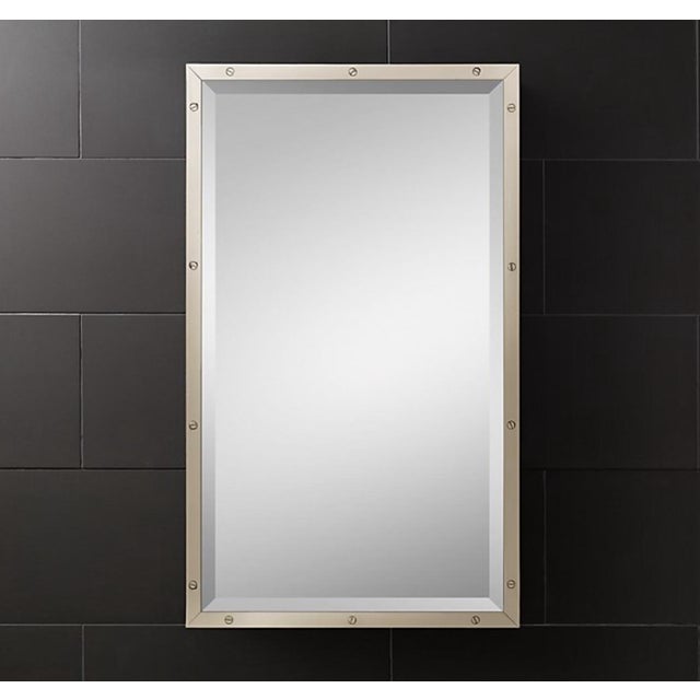 Restoration Hardware Large Rivet Medicine Chairish